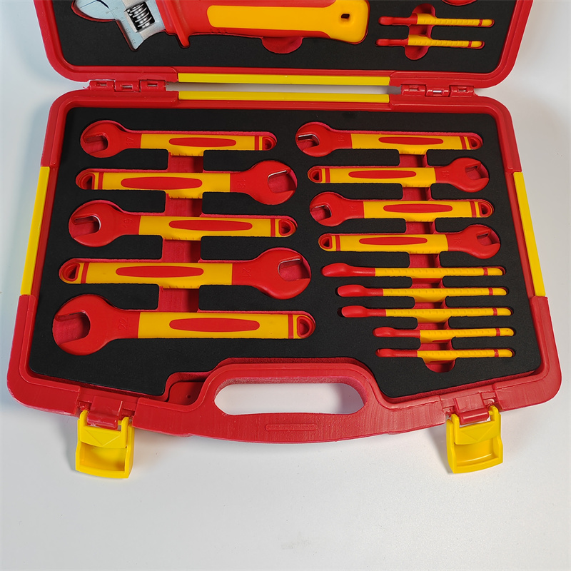 insulated single open wrench set